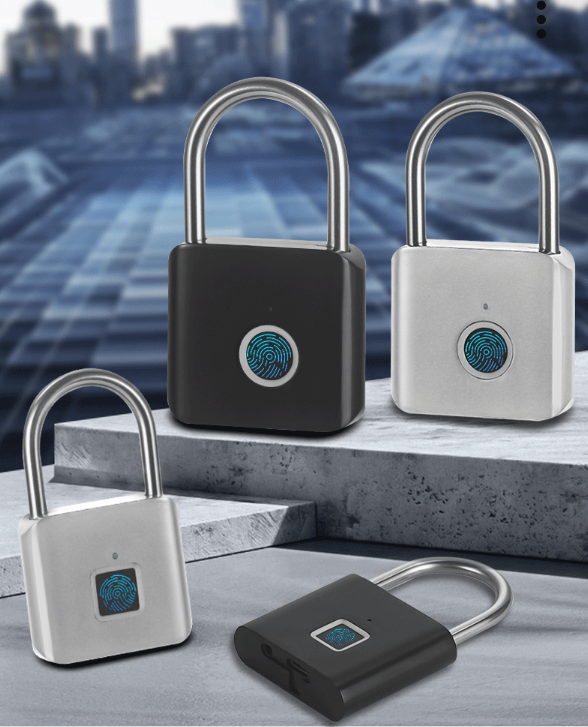 H7bec106bf0054d43bd22dd50d33bce5a4.png Anti-Intelligent Fingerprint Smart Padlock - Image 1