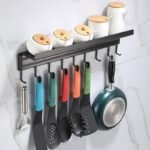 Kitchen Hanging Rack with Hooks - Image 4